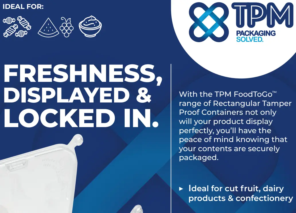 TAMPER EVIDENT CONTAINERS
