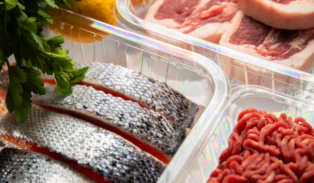 Raw meat and seafood